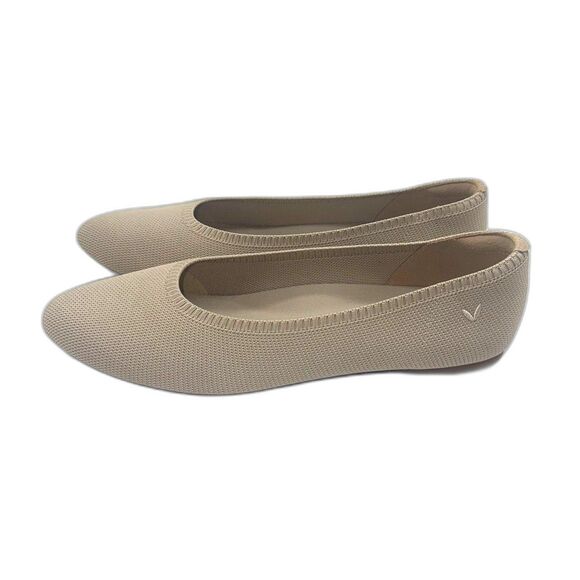 Vivaia Almond Toe Ballet Flat - Almond 41.5/10.5-11 - Picture 4 of 8